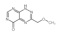 Pyrimido[5,4-e]-1,2,4-triazin-5(6H)-one,3-(methoxymethyl)- Structure