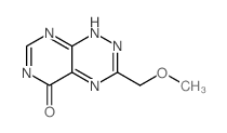 Pyrimido[5,4-e]-1,2,4-triazin-5(6H)-one,3-(methoxymethyl)- structure