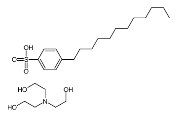 p-dodecylbenzenesulphonic acid, compound with 2,2',2''-nitrilotriethanol (1:1) structure