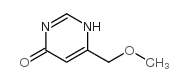 6-(甲氧基甲基)嘧啶-4-醇结构式