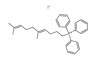 [(E)-5,9-Dimethyl-4,8-decadienyl]triphenylphosphonium iodide Structure