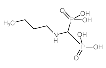 [butylamino(phosphono)methyl]phosphonic acid结构式