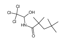 2,2,4,4-Tetramethyl-N-(2,2,2-trichloro-1-hydroxyethyl)valeramide Structure