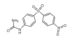 [4-(4-nitro-benzenesulfonyl)-phenyl]-urea结构式