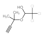 Ethanol, 1-(1,1-dimethyl-2-propynyloxy)-2,2,2-trichloro-结构式