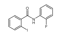 2-iodo-N-(2-fluorophenyl)benzamide Structure