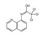2,2,2-trichloro-N-quinolin-8-ylacetamide Structure