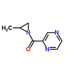 Aziridine, 2-methyl-1-(pyrazinylcarbonyl)- (9CI) structure