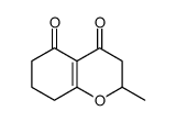 2-methyl-3,6,7,8-tetrahydro-2H-chromene-4,5-dione Structure