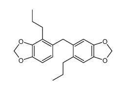 Bis[4,5-(methylenedioxy)-2-propylphenyl]-methane结构式