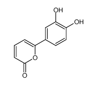 2H-Pyran-2-one, 6-(3,4-dihydroxyphenyl)- (9CI)结构式