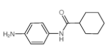 N-(4-Aminophenyl)cyclohexanecarboxamide structure