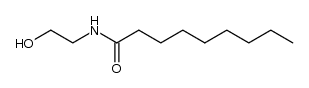 N-(2-hydroxy-ethyl)-nonanamide结构式