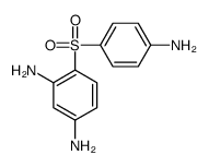 4-[(4-Aminophenyl)sulfonyl]-1,3-benzenediamine Structure