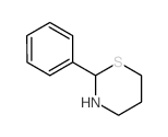 2H-1,3-Thiazine, tetrahydro-2-phenyl- Structure