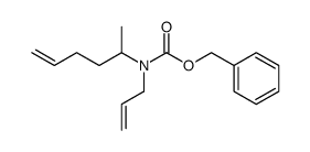 allyl(1-methylpent-4-enyl)carbamic acid benzyl ester结构式