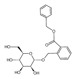 2'-(benzyloxycarbonyl)benzyl α-D-mannopyranoside结构式