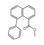 Methyl 8-phenyl-1-naphthoate结构式