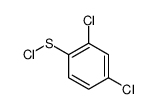(2,4-dichlorophenyl) thiohypochlorite结构式