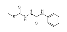 3-phenylthiocarbamoyl-dithiocarbazic acid methyl ester结构式