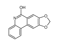 5H-[1,3]dioxolo[4,5-j]phenanthridin-6-one结构式