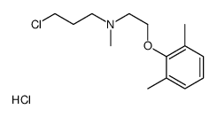 3-chloro-N-[2-(2,6-dimethylphenoxy)ethyl]-N-methylpropan-1-amine,hydrochloride Structure