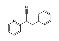 3-phenyl-2-(pyridin-2-yl)propanenitrile结构式