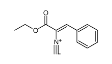 (Z)-2-Isocyan-3-phenylacrylsaeure-ethylester结构式