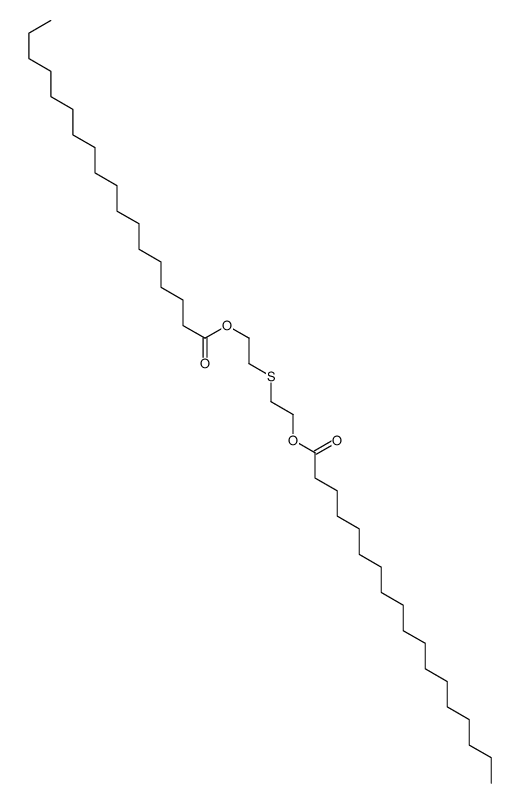 2-(2-octadecanoyloxyethylsulfanyl)ethyl octadecanoate Structure