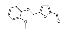 5-((2-methoxyphenoxy)methyl)furan-2-carbaldehyde Structure