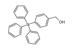 4-triphenylsilanyl-benzyl alcohol结构式