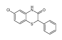 6-CHLORO-2-PHENYL-2H-BENZO[B][1,4]THIAZIN-3(4H)-ONE结构式