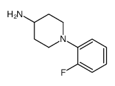 1-(2-fluorophenyl)piperidin-4-amine结构式