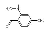 Benzaldehyde, 4-methyl-2-(methylamino)- (9CI) structure