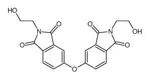 2-(2-hydroxyethyl)-5-[2-(2-hydroxyethyl)-1,3-dioxoisoindol-5-yl]oxyisoindole-1,3-dione Structure