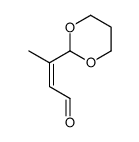 3-(1,3-dioxan-2-yl)but-2-enal结构式