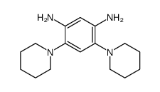 4,6-di(piperidin-1-yl)benzene-1,3-diamine Structure