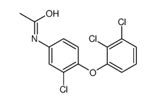 N-[3-chloro-4-(2,3-dichlorophenoxy)phenyl]acetamide结构式