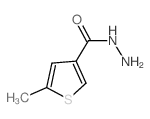 5-甲基噻吩-3-碳酰肼结构式
