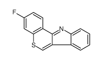 3-fluorothiochromeno[4,3-b]indole结构式