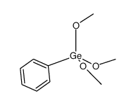 trimethoxy(phenyl)germane结构式