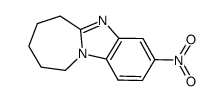 7,8,9,10-Tetrahydro-3-nitro-6H-azepino[1,2-a]benzimidazol结构式
