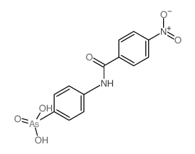 [4-[(4-nitrobenzoyl)amino]phenyl]arsonic acid结构式