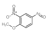 (4-methoxy-3-nitro-phenyl)-arsenic oxide Structure