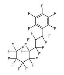 1,2,3,4,5-pentafluoro-6-(1,1,2,2,3,3,4,4,5,5,6,6,7,7,8,8,8-heptadecafluorooctyl)benzene Structure