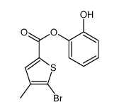 (2-hydroxyphenyl) 5-bromo-4-methylthiophene-2-carboxylate Structure