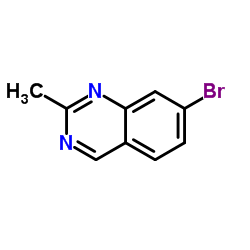 2-甲基-7-溴喹唑啉结构式