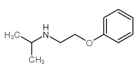 N-(2-苯氧基乙基)-2-丙胺结构式