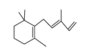 (e)-3-methyl-2-(2',6',6'-trimethylcyclohexenyl)-penta-1,3-diene Structure