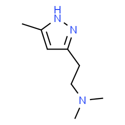 1H-Pyrazole-3-ethanamine,N,N,5-trimethyl-(9CI) structure